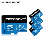 abordables Périphériques d&#039;ordinateur-Classe 10 haute vitesse 128 go 64 go 32 go 16 go sd u3 tf carte mémoire flash micro tf carte sd extension de stockage adaptateur sd pour téléphone intelligent dvr