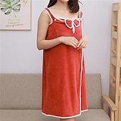 baratos Toalhas-plus size 80-180 catties pode usar toalha de banho sling roupão de banho feminino saia de banho espessa adulto do que algodão puro absorvente