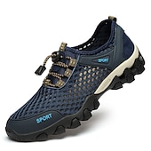 billige Sneakers til herrer-pustende mesh joggesko for menn – lette, sklisikre utendørs atletiske joggesko for fotturer, fotturer og vannsport