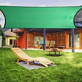 voordelige Kampeerzeil-groen zonneschermdoek, dicht schaduwnet warmte-isolatienet, schaduwdoek, zon- en sneeuwbescherming voor balkon, binnenplaats, campercamping