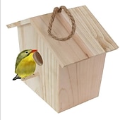 cheap Backyard Birding &amp; Wildlife-Bird House with Strong Suction Cups and lanyards for Outdoor use - See-Through Environmentally Friendly Wooden Bird nestBird Nest Transparent Design for Easy Observation