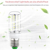 economico Lampadine LED a pannocchia-Luci mais led 5w - e27 t 24 perline led 220 v