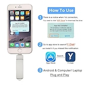 voordelige Computerrandapparatuur-3 in 1 usb flash drives, 32 gb 64 gb 128 gb iphone ipad usb flash 3.0 pendrive memory stick voor iphone ipad android pc