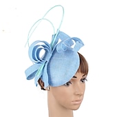 Χαμηλού Κόστους Fascinators-Fascinators Ψεύτικος Λινός Γάμος Kentucky Derby Κοκτέιλ Royal Astcot Μόδα Vintage Με Bowknot Επικεφαλίδα Κεφαλαιοφυλακή ντυθείτε για να εντυπωσιάσετε Ημέρα Αγώνων Φόρεμα 2025
