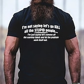 preiswerte Herren-T-Shirts in großen Größen-Herren Übergröße T Shirt Groß und hoch Graphic Rundhalsausschnitt Bedruckt Kurze Ärmel Strassenmode Stilvoll Brautkleider schlicht Oberteile Outdoor Ausgehen Oberteile