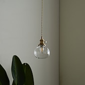 economico Luci a sospensione-lampada a sospensione a led isola luce 1-luce 15 cm lampada a sospensione in vetro rame led elegante design singolo isola luci ristorante in stile moderno negozi / caffè luci soggiorno