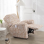 cheap Recliner Chair Cover-Stretch Recliner Cover Recliner Covers 1 Seater Armchair Couch Slipcover with Elastic Loop, Anti-cat Scratch Furniture Protector for Kids, Pets, Dogs, Cats