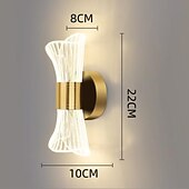 cheap Indoor Wall Lights-Indoor Wall Light LED Copper Dimmable Living Room Bedroom Metal Wall Lights 3000K E26 Wall Light Fixtures for Bedroom Bathroom