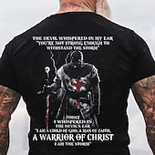 Men's Graphic Gothic Horror T Shirt Tee Christian T Shirts Short Sleeve T shirt 3D Print Crew Neck Shirt Vintage Fashion Designer Outdoor Casual Daily Black Spring & Summer Clothing Apparel S M L XL3