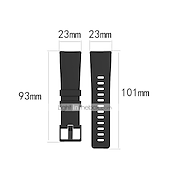 billiga Fitbit klockband-Smart Watch-band för Fitbit Versa 2 / Versa Lite / Versa SE / Versa Mjuk silikon Smart klocka Rem Justerbar Andningsfunktion Klassiskt lås Sportband Ersättning Armband