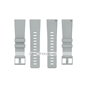 billiga Fitbit klockband-Smart Watch-band för Fitbit Versa 2 / Versa Lite / Versa SE / Versa Mjuk silikon Smart klocka Rem Justerbar Andningsfunktion Klassiskt lås Sportband Ersättning Armband