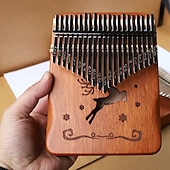 זול כלי מוזיקה-21 מפתחות kalimba מתנות חג המולד הטובות ביותר לילדים מבוגרים ומתחילים