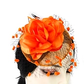 economico Fascinator-Fascinatori  Cappelli  Copricapi con floreale 1PC Occasione speciale  Ladies Day  Copricapo Melbourne Cup per un&#039;ottima impressione Fascinatori del Derby Giornata di corsa Vestito 2025