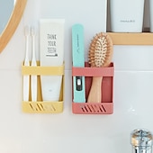 cheap Home Storage &amp; Hooks-Wall-mounted Mobile Phone Plug Charging Remote Control Storage Box BracketInstalling Organizer Bracket Without Punching