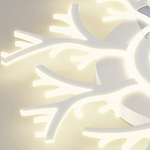 economico Ventilatore da soffitto con luci-Ventilatori A Soffitto A Led Dimmerabili Con Telecomando A Forma Di Fiore Design Da Incasso A Soffitto Con Paralume In Acrilico Lampadario Camera Da Letto Soggiorno