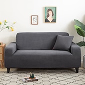 baratos Cobertura de Sofa-capas elásticas para sofá, capa de sofá secional cor de vinho para cães, capas para sofá de dois lugares, em forma de L, 3 lugares, em forma de U, poltrona, protetor de sofá lavável, macio e durável