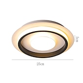 billige Taklamper-led taklampe aluminiumslegering innfelt taklampe 25cm taklampe for stuegang gang