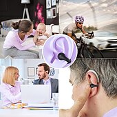 abordables Auriculares deportivos-iMosi X2 Auriculares para juegos Auriculares de conducción ósea Bluetooth5.0 Deportes Estéreo Sonido envolvente para Apple Samsung Huawei Xiaomi MI De Uso Diario Teléfono Móvil Viajes y