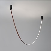 billige Pendellys-led pendel 2/3/4m liner design 1-lys 4000lm minimalistisk design pendel for spisestue, soverom, stue