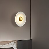 billige Vegglamper for innendørsbruk-innendørs vegglampe led kobber sirkel design stue soverom metall vegglamper 3000k e26 vegglampe for soverom bad
