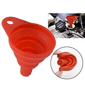 economico Attrezzi per riparazione auto-imbuto in silicone per auto portatile pieghevole starfire imbuto a collo lungo imbuto pieghevole in silicone piccolo imbuto
