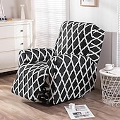 cheap Recliner Chair Cover-Stretch Recliner Cover Recliner Covers 1 Seater Armchair Couch Slipcover with Elastic Loop, Anti-cat Scratch Furniture Protector for Kids, Pets, Dogs, Cats