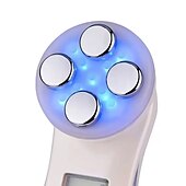 cheap Facial Massager-RF Beauty Device 5 In 1 Import Wrinkle Acne Removal Microcurrent Facial Lifting Machine 6 Color Light Therapy Radio Frequency Multifunction Instrument