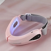 cheap Facial Care Devices-EMS Facial Lifting Massager Double Chin V Shape Lift Belt Red Blue Light LED Face Slimming Vibration Face Lift Devices Skin Care Perfect Birthday Gift For Mother Girls Women