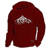 Herren Einfarbig Kapuzensweatshirt Kapuzenshirts Pullover Streetwear Sportbekleidung Langarm Mit Kapuze Sport & Outdoor Lässig Streetwear Schwarz Weiß Kordelzug Herbst Winter Designer preiswerte 3D Muster-Herren Einfarbig Kapuzensweatshirt Kapuzenshirts Pullover Streetwear Sportbekleidung Langarm Mit Kapuze Sport & Outdoor Lässig Streetwear Schwarz Weiß Kordelzug Herbst Winter Designer