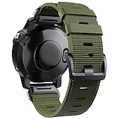お買い得  ガーミン時計バンド-時計バンド のために ガーミン Fenix 7 7X 6 6X Forerunner 955 945 935 Instinct 2X Solar Epix Approach S62 S60 Marq Descent G1 Quatix 7 ナイロン 置換 ストラップ クイックフィット 22 26mm 軍事保護 リストバンド