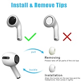 Недорогие Универсальные аксессуары-Заушник силиконовый Совместим с Apple AirPods Pro 2nd Generation Воздушные капсулы Pro 2 1 AirPods Pro Очаровательный Круто