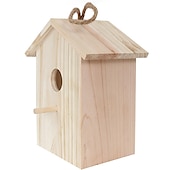 cheap Backyard Birding &amp; Wildlife-Bird House with Strong Suction Cups and lanyards for Outdoor use - See-Through Environmentally Friendly Wooden Bird nestBird Nest Transparent Design for Easy Observation