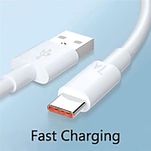 preiswerte Handy-Kabel-7a 100 W Typ C USB-Kabel Superschnelles Ladekabel für Huawei Mate 40 30 Xiaomi Samsung Schnelllade-USB-Ladekabel Datenkabel Gute Qualität und langlebiges Geschenk für Geburtstag/Ostern/Jungen/Freundinnen