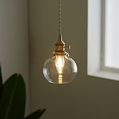 economico Luci a sospensione-lampada a sospensione a led isola luce 1-luce 15 cm lampada a sospensione in vetro rame led elegante design singolo isola luci ristorante in stile moderno negozi / caffè luci soggiorno