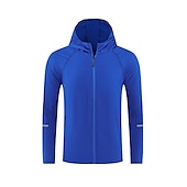 economico Giacche e gilet da uomo-Per uomo Giacca da ciclismo Antivento Giacca Softshell Antivento Traspirante Asciugatura rapida Comodo Bicicletta Bambini Superiore Nero Bianco Blu Abbigliamento ciclismo