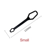 abordables Outillage à Main-1pc 3-24mm clé à double tête multifonctionnelle, outils ménagers universel auto-serrant réglable clé en forme spéciale outils à main portables