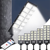 cheap Street Lights-Solar Street Lights Outdoor Waterproof  High Brightness Dusk to Dawn LED Lamp with Motion Sensor Remote Control for Garden Patio Porch Garage
