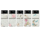 billige Samsung-etui-telefon Etui Til Samsung Galaxy Z Flip 6 Z Flip 5 Z Flip 4 Z Flip 3 Flip Case Flipp Bling Rhinstein Krystall diamant PC