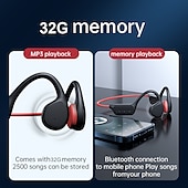 levne Sportovní headsety-X7 Sluchátka pro přenos kostí Sluchátka pro kostní vedení Bluetooth 5.3 Sportovní Ergonomický design Stereo pro Apple Samsung Huawei Xiaomi MI pro kancelářské podnikání Cestování a zábava Hry na
