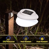 Χαμηλού Κόστους Εξωτερικά Επιτοίχια Φώτα-1/4/6 τμχ ηλιακά φώτα υδρορροής υπαίθριο αδιάβροχο ηλιακό φως φράχτη για πρόσβαση στο κατάστρωμα αυλή βεράντα δρόμο γκαράζ σκάλα τοίχος διακόσμηση τοπίου φωτισμός ηλιακό φως νύχτας