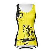 economico Maglie da donna-Per donna Gilet da ciclismo Maglia da ciclismo Senza maniche Bicicletta Gilet / Gilet Maglietta / Maglia Superiore con 3 tasche posteriori Ciclismo da montagna Cicismo su strada Traspirante
