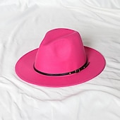 preiswerte Partyhut-Hüte Wolle / Acryl Fedora-Hut Formal Hochzeit Einfach Mit Pure Farbe Kopfschmuck Kopfbedeckung