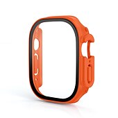 economico Cover per smartwatch-Custodia per orologi con protezione per lo schermo Compatibile con Apple Watch Ultra 49mm / Series 8 7 41mm 45mm / Series 6 5 4 SE 40mm 44mm / Series 3 2 1 38mm 42mm Resistente agli urti PC rigido