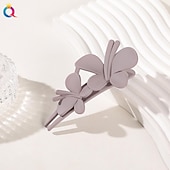 economico Accessori per acconciature-fermaglio per capelli opaco grande clip a becco d&#039;anatra a farfalla in accessori per capelli con clip a coda di cavallo di fascia alta per bambine