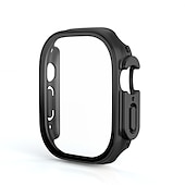 economico Cover per smartwatch-Custodia per orologi con protezione per lo schermo Compatibile con Apple Watch Ultra 49mm / Series 8 7 41mm 45mm / Series 6 5 4 SE 40mm 44mm / Series 3 2 1 38mm 42mm Resistente agli urti PC rigido