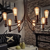 economico Lampadine a incandescenza-Confezione da 6 lampadine edison da 40 W lampadine a filamento st58 vintage lampadine a incandescenza stile antico - ac220 / 110 v e26 / e27 base - vetro trasparente - lampada a goccia per lampadari applique da parete illuminazione a sospensione