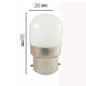 preiswerte LED-Globusbirnen-5 Stück 2 W LED-Kugelbirnen 150 lm B22 T 6 LED-Perlen SMD 2835 Warmweiß Weiß Rot 220 V