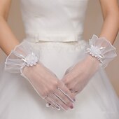 cheap Historical &amp; Vintage Costumes-1950s 1920s Elegant Gloves Bridal Audrey Hepburn The Great Gatsby Women's Cosplay Costume Wedding Party / Evening Prom Gloves
