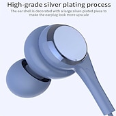 baratos Auscultadores intra-auriculares com fio-S03 Eeadphone de ouvido com fio No ouvido USB com fio Estéreo O som ao Redor Microfone Embutido para Apple Samsung Huawei Xiaomi MI Ginástica Uso Diário Viajar Celular Negócios de Escritórios