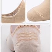 levne pánské ponožky-Pánské 2 páry Ponožky Kotníkové ponožky nízké ponožky neviditelné ponožky Černá Bílá Barva Bez vzoru Venkovní Dovolená Denní nošení Tenké Jaro léto Módní Sport